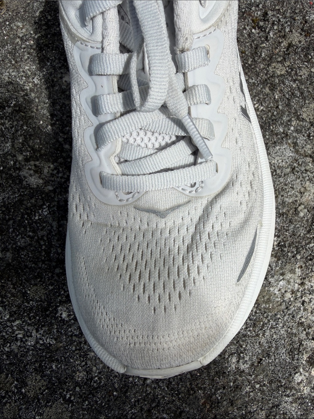 Hoka Bondi 9 Cosmic Grey/White Women's running shoes sneakers size 4 kids 2.5 - Picture 8 of 16